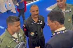 Video Shows IAF Pilot Namansh Syal Meeting Dignitaries At Dubai Air Show Before Tejas Jet Crash