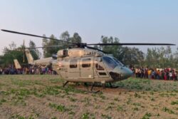 Air Force Chopper Makes Emergency Landing Due To Technical Snag In UP