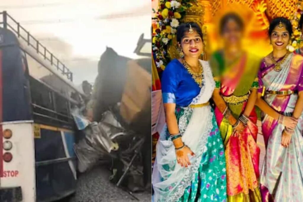 Telangana Bus Tragedy:  Family Loses 3 Daughters, Another Man Mourns Wife And Son