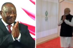 G20 Moment: South African President Ramaphosa Welcomes PM Modi With A 'Namaste'
