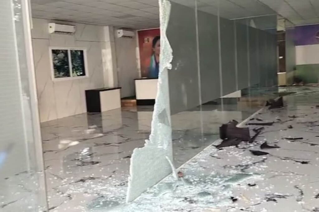 ‘Direct Assault On Democracy’: Jagan Reddy's YSRCP Accuses TDP Of Vandalising Party Office