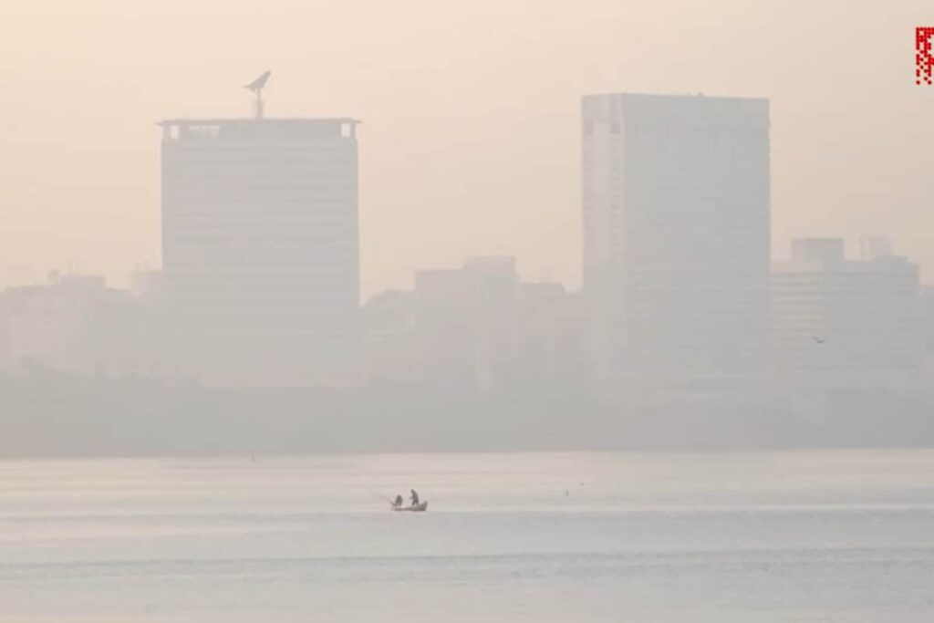 Haze Shrouds Mumbai Skyline As AQI At 188 In 'Unhealthy' Category