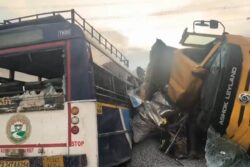 17 Dead, Many Injured After RTC Bus Collides With Truck In Telangana's Ranga Reddy