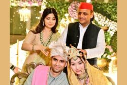 Akhilesh Yadav’s Cousin Aryan Yadav Marries Ladakhi Bride In Grand Saifai Wedding | Photos