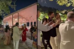 Donald Trump Jr Visits Vantara, Plays Dandiya With Anant Ambani, Radhika