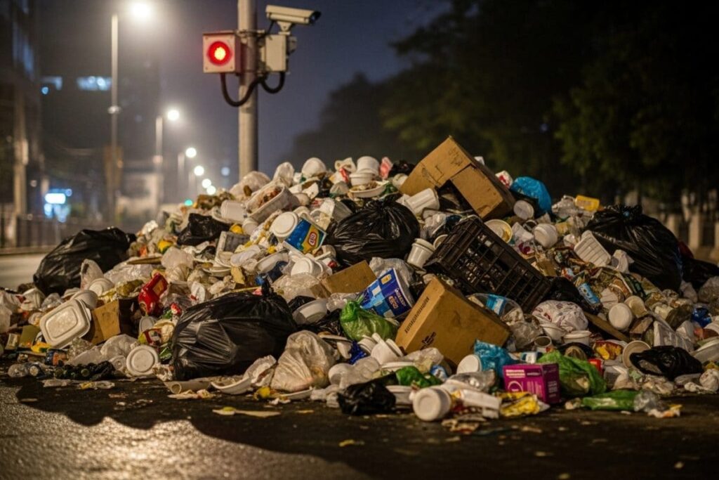 Bengaluru Group Dumps Garbage, Dances Before CCTV, Fined ₹1,000 Each