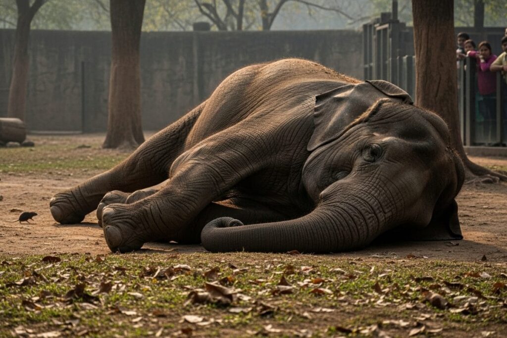 Viral Infection Behind Death Of Delhi Zoo’s African Elephant, Post-Mortem Confirms