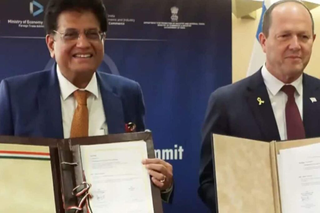 India, Israel Take First Step Toward Free Trade Pact, Sign Terms Of Reference