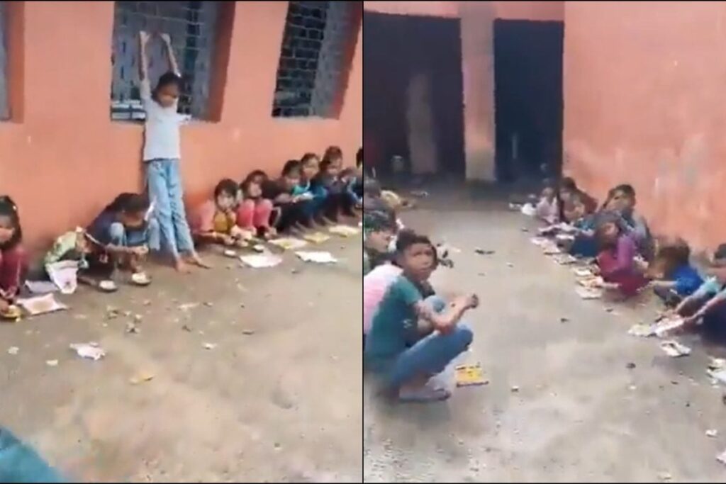 Mid-Day Meal Served On Scrap Paper In Madhya Pradesh School, Officials Launch Probe