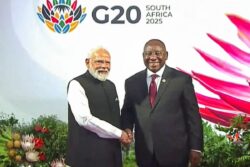 PM Modi Holds Bilateral Meeting With South African President Cyril Ramaphosa At G-20 Summit