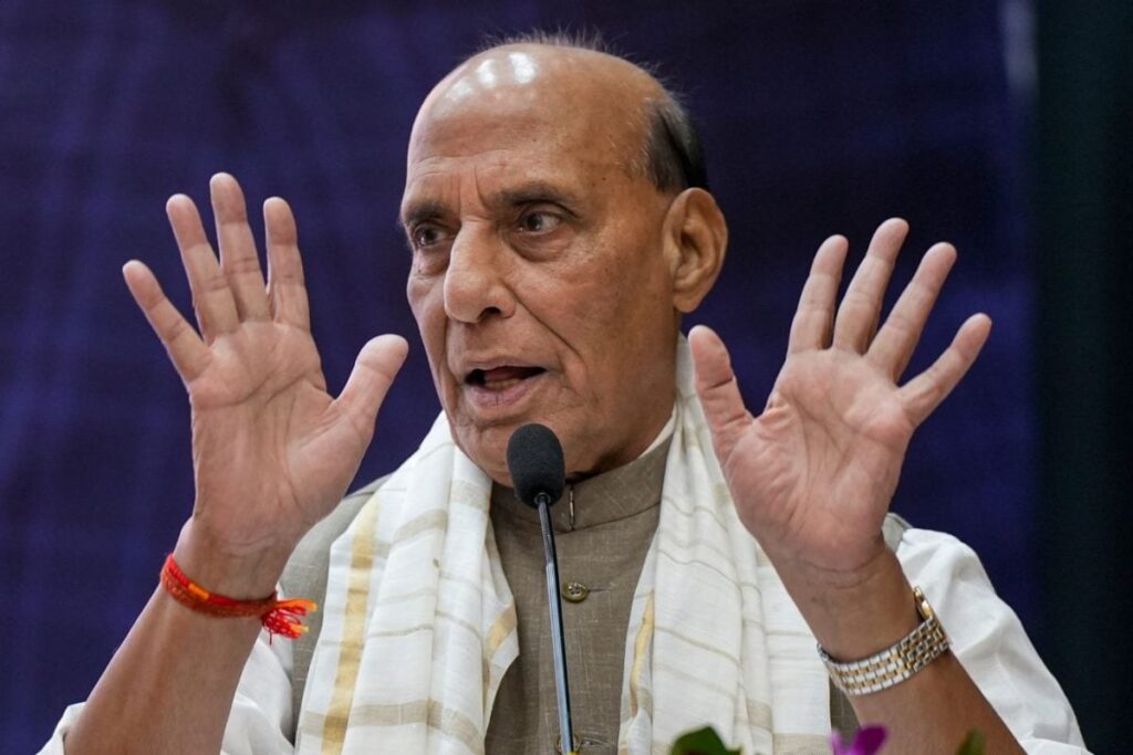 ‘Rahul Gandhi Spoke Of H-Bomb, Couldn’t Light A Firecracker’: Rajnath Singh On ‘Vote Theft’ Claims
