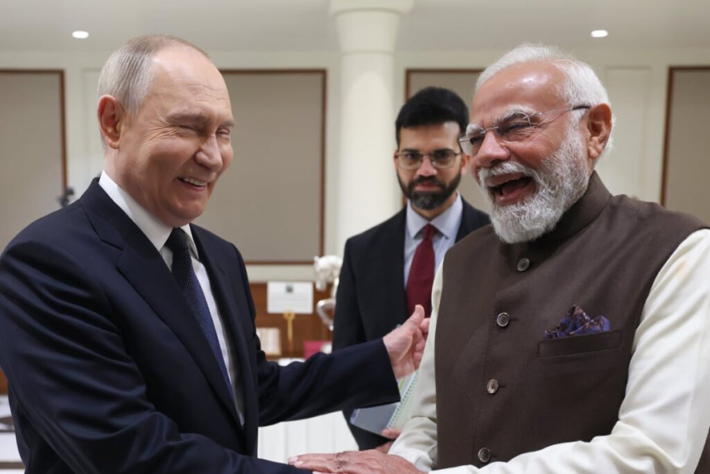 From Warm Hug To Laughter: PM Modi-Putin Bonhomie Shines In Delhi | Photos