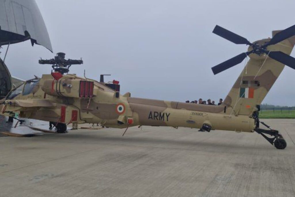Armour From The Air: Indian Army Receives 3 More US Apache Attack Helicopters For Western Front