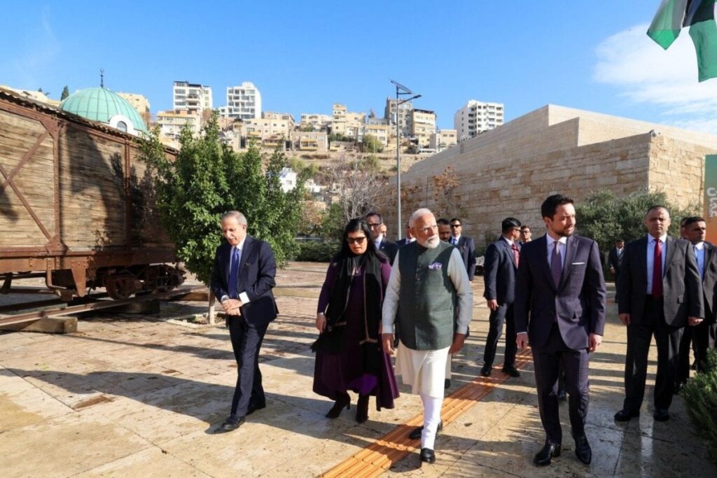 PM Modi’s Jordan Visit Marks 75 Years Of Ties, Ends With Tour Of Jordan Museum