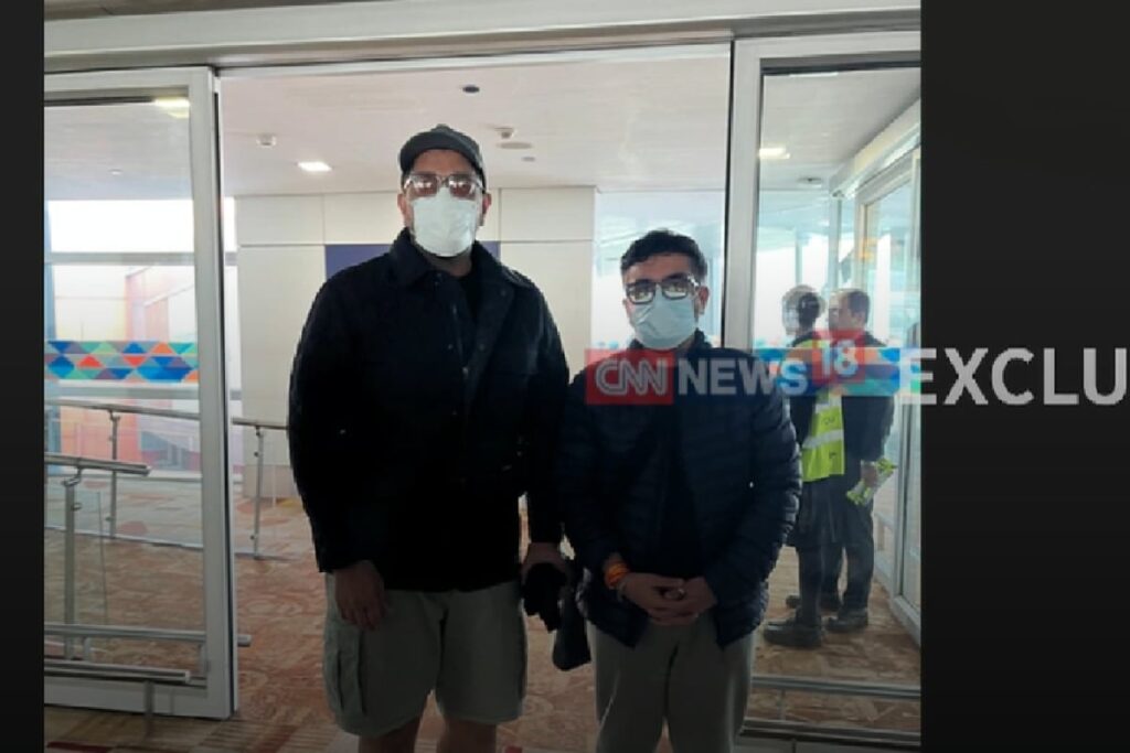 First Visuals Of Luthra Brothers At Delhi Airport Following Deportation In Goa Nightclub Fire Case