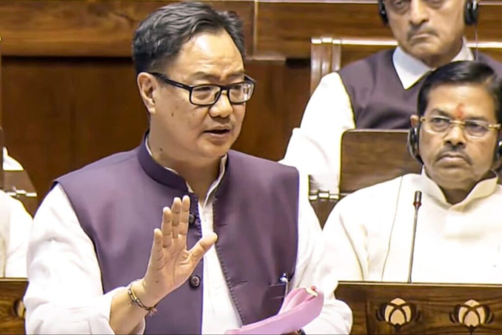 'Ready To Discuss SIR, But Don't Insist On Timeline': Kiren Rijiju To Opposition In Rajya Sabha
