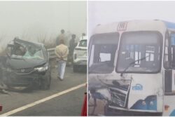 2 Dead, Many Injured In Multi-Vehicle Collision Due To Dense Fog On Delhi-Mumbai Expressway