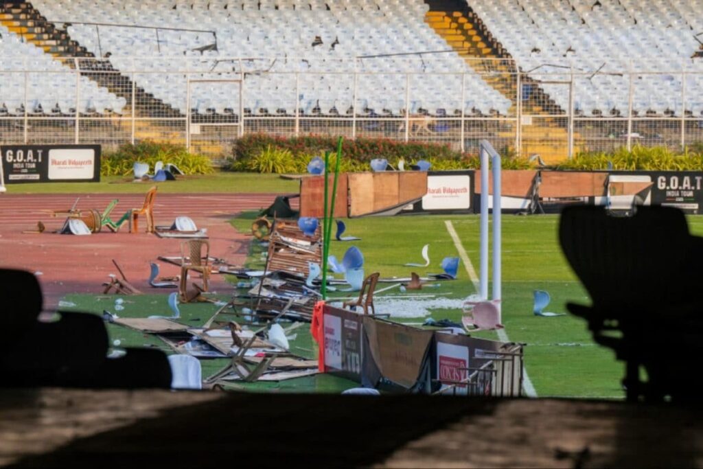 3 More Arrested In Connection With Vandalism At Kolkata's Salt Lake Stadium Following Messi Event