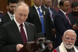 Putin Invokes PM Modi’s ‘Sabka Saath, Sabka Vikas’ Motto, Says It Reflects India-Russia Ties | Watch
