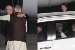 PM Modi Hugs President Putin As They Travel In The Same Car From Delhi Airport | Watch