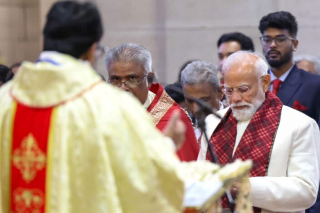 ‘May Spirit Of Christmas Inspire Harmony’: PM Modi Attends Christmas Morning Service In Delhi