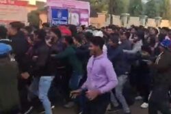 Huge Crowd Outside Odisha’s Barabati Stadium For T20 Tickets; Police Resort To Lathicharge | Video