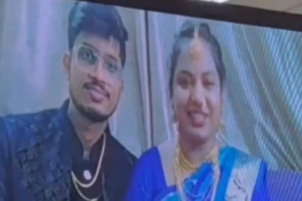 IndiGo Flight Cancelled, Bengaluru Techies Attend Own Reception Online — Their ‘Sorry’ Livestreamed Next To Stage