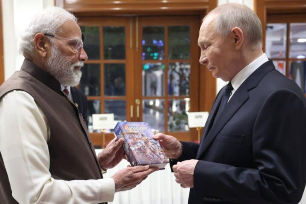Bridging Centuries: PM Modi’s Gita Gift To President Putin Underscores Russia’s Deep Sanskrit Connection