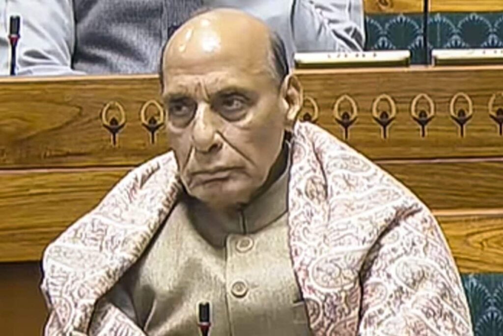 'Time To Restore Vande Mataram's Glory': Rajnath Singh In Parliament