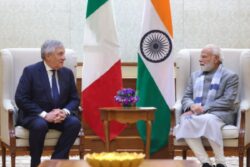 PM Modi Meets Italy's Deputy Prime Minister Tajani