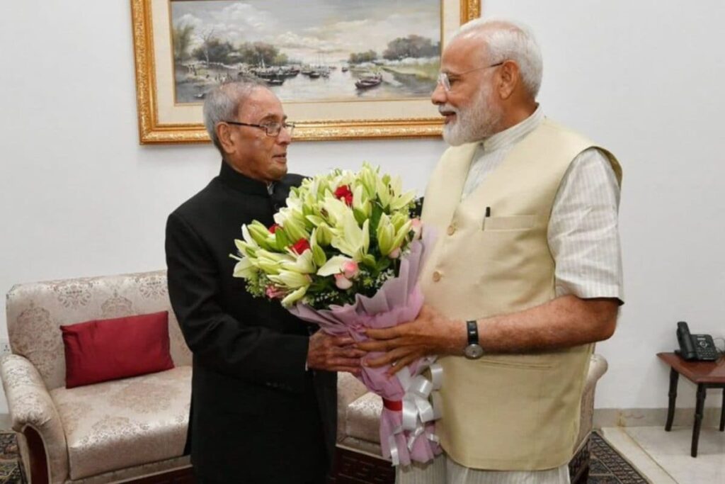 ‘Towering Statesman’: PM Modi Pays Tribute To Pranab Mukherjee On His Birth Anniversary