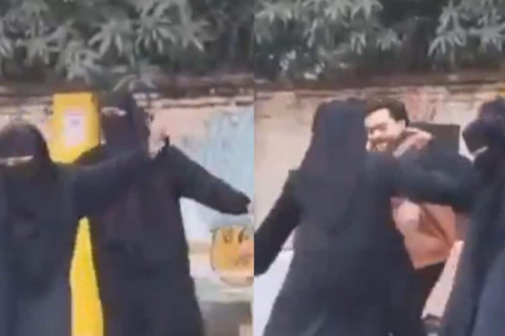 Shocking Video From UP’s Amroha Shows Men ‘Mocking’ Burqa, Hijab As They Dance To Dhurandhar Song