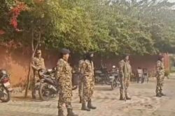 Security Heightened Outside Bangladesh High Commission In New Delhi Ahead Of VHP Protest