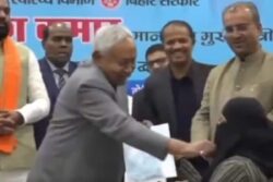 Amid Hijab Controversy, Bihar CM Nitish Kumar Avoids Questions At Delhi Airport | Watch