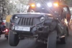 Delhi Teen Crashes Rented Thar Into Several Vehicles While Trying To Avoid Family In Noida