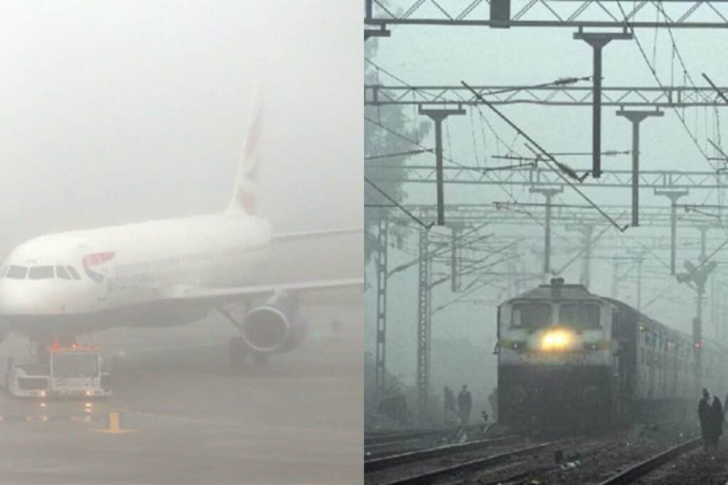 Haze To Disrupt Flights And Trains For 2 More Days As Fog Lingers Over North India