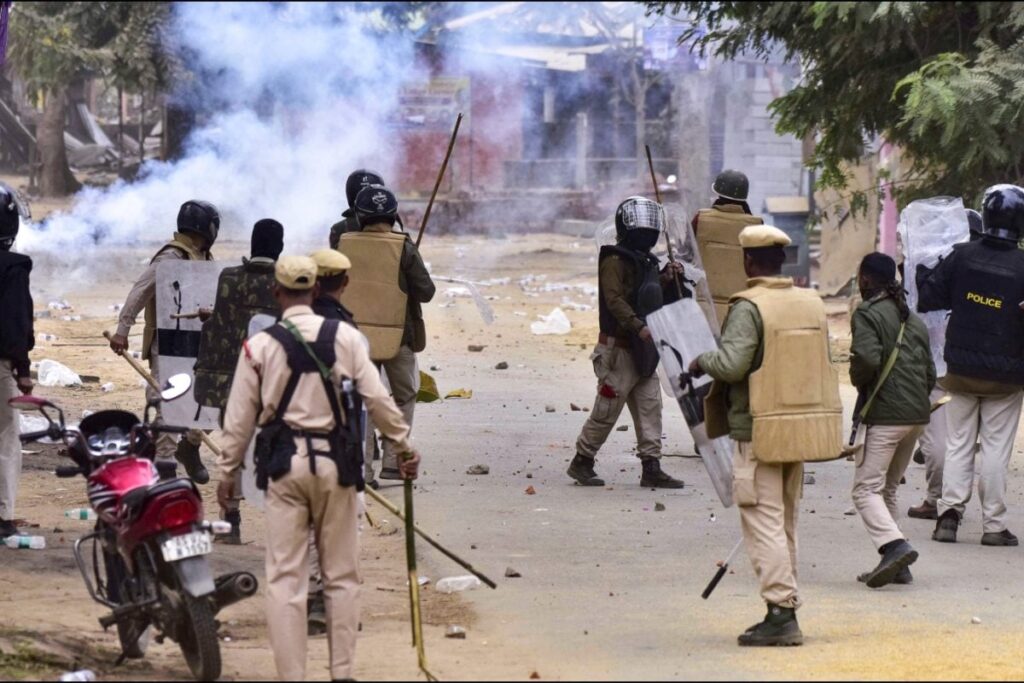 Indian Army Jawans Deployed In Assam's West Karbi Anglong To Assist Civil Authorities Amid Unrest