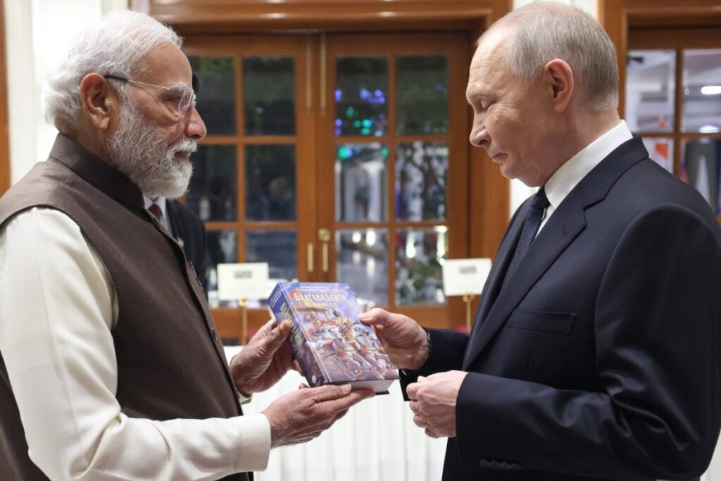 'Inspiration For Millions': PM Modi Gifts Putin Russian Edition Of Bhagavad Gita