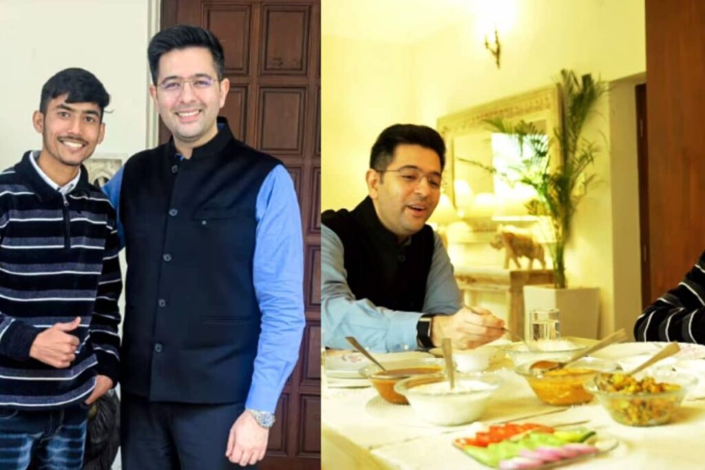 Raghav Chadha Invites Blinkit Delivery Partner For Lunch After Low-Pay Video Goes Viral | Watch