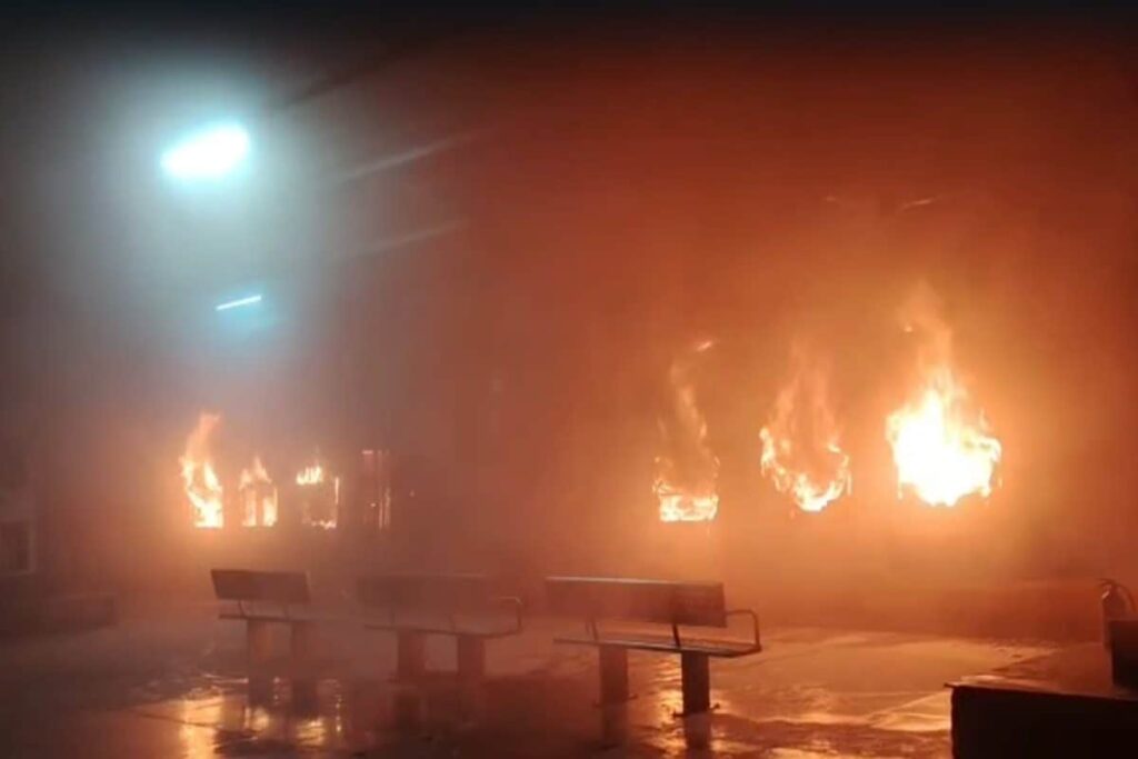 Two Coaches Of Express Train With 158 Passengers Catch Fire In Andhra Pradesh, One Dead