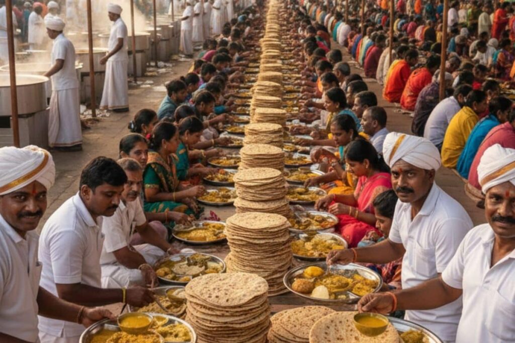 A Festival Measured In Food: 10 Lakh Mysore Pak, Lakhs Of Savouries At Koppala