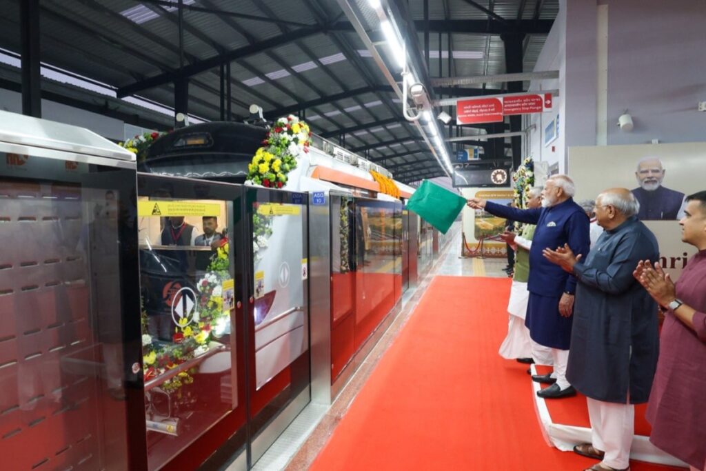 ‘Will Boost Ease Of Living’: PM Modi Inaugurates Remaining Stretch Of Ahmedabad Metro Phase 2