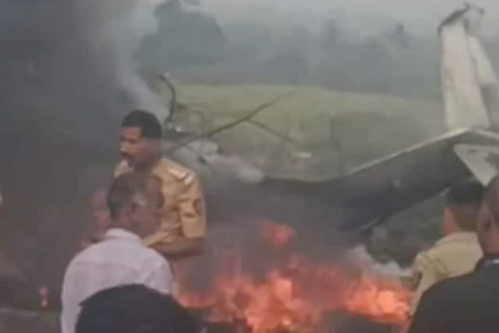 'I Saw It With My Eyes': Eyewitness Says 'Massive Explosions' Followed Ajit Pawar’s Plane Crash