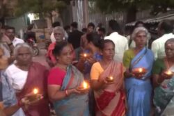 Locals Demand Lighting Of Ceremonial Lamp Atop Thiruparankundram Hill After Madras HC Order
