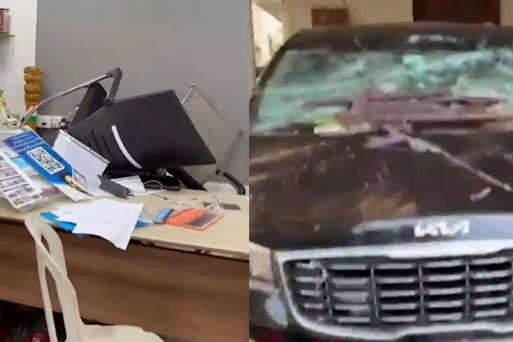Former Andhra Minister’s House Attacked Over Remarks On CM Chandrababu Naidu