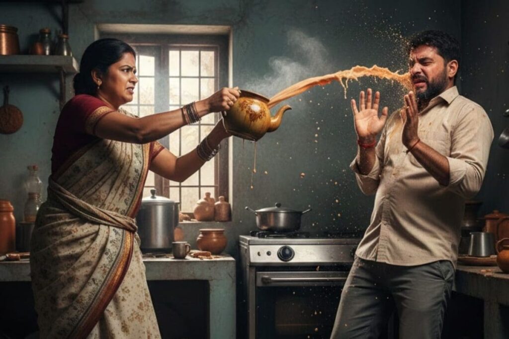 A Year Into Marriage, Pune Woman Scalds Husband’s Face With Boiling Tea After Argument