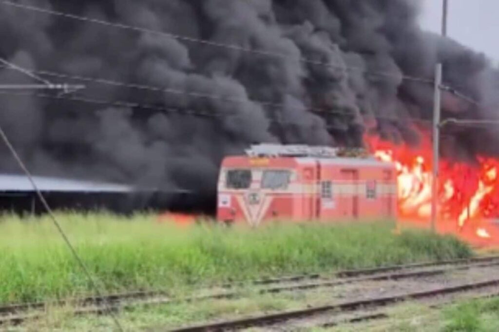 500 Bikes Gutted In Massive Fire At Parking Area Of Thrissur Railway Station, Probe On