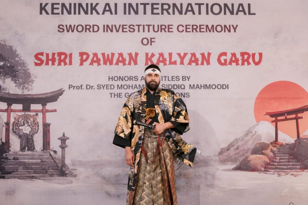 Pawan Kalyan Conferred ‘Tiger Of Martial Arts’ Title, Earns Global Recognition In Kenjutsu