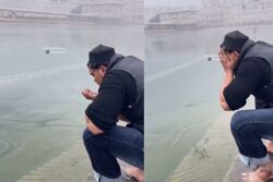 Video Of Youth Washing Hands, Feet In Golden Temple’s Amrit Sarovar Goes Viral; SGPC Condemns Act