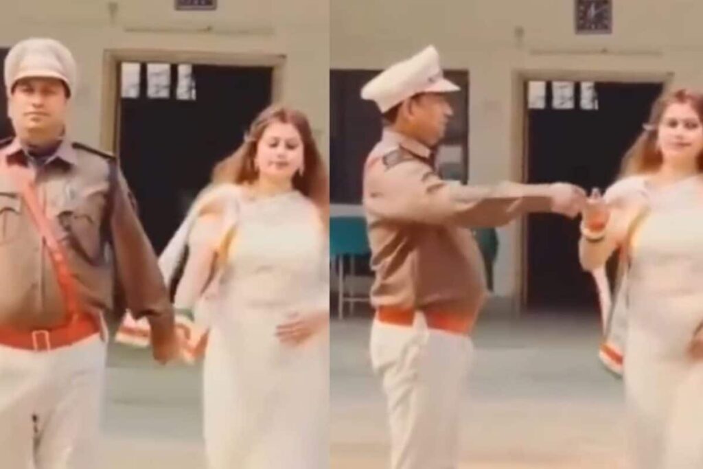 Jharkhand Cop Makes Reel With Wife Outside Police Station, Probe Ordered — ‘Ab Araam Se Ghar Baithna’